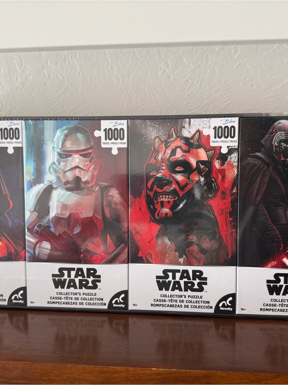 Star Wars Puzzle Collection - Red, Black & White Character Art